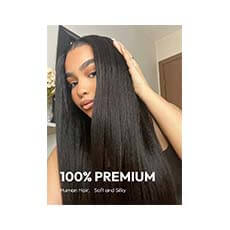 34% Off HD Invisible Lace Front Human Hair Wigs